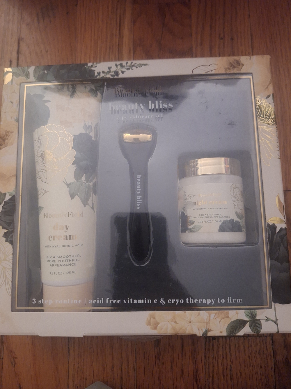 Beauty Bliss Skincare Set - White & Gold Floral Packaging